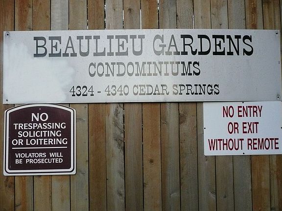 At Parking Lot Gate.