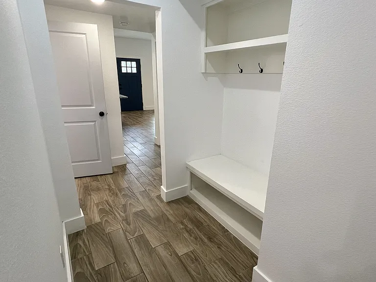 Mudroom and jackets area
