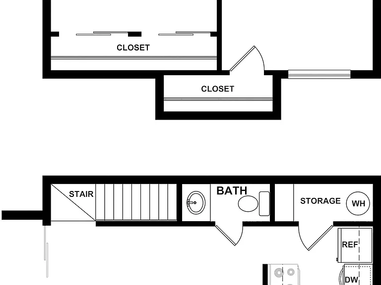 2D Rendering of 2-Bedroom Floor Plan 2D Rendering of 2-Bedroom Floor Plan