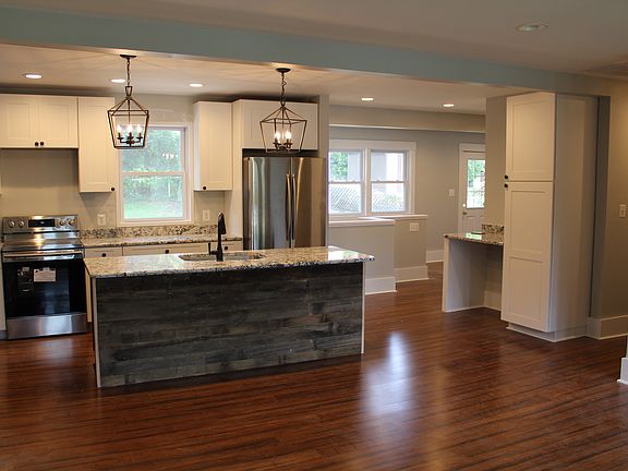 Kitchen w/ reclaimed island
