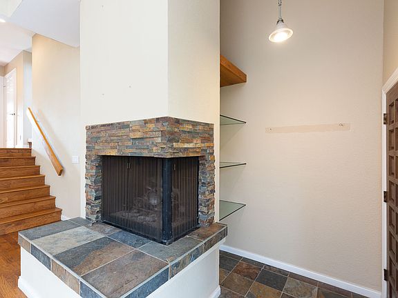 Fireplace / Stairs to Dining Room