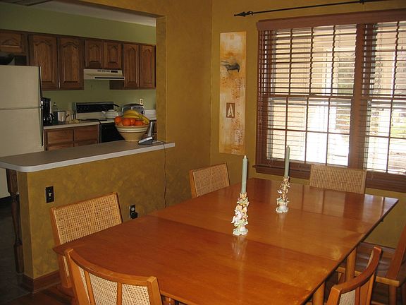 Perfect for entertaining is the dining room.