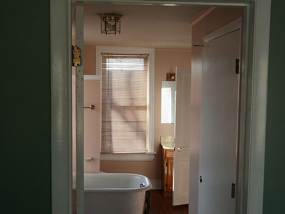 3rd Floor En-Suite Bath view from Bedroom showing 2nd Closet in Bathroom