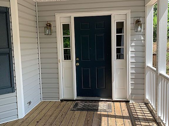 Front porch entry