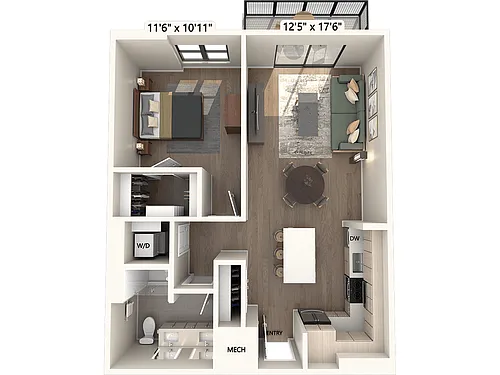 Floor plan A07B-Scheme2