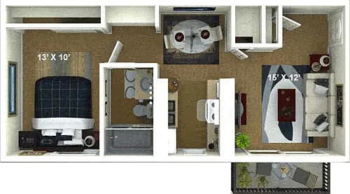 Floor plan The Milan