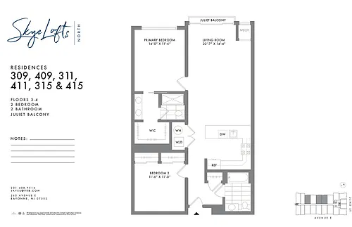 Floor plan 309