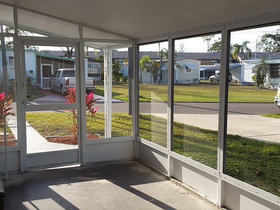 Patio looking at street