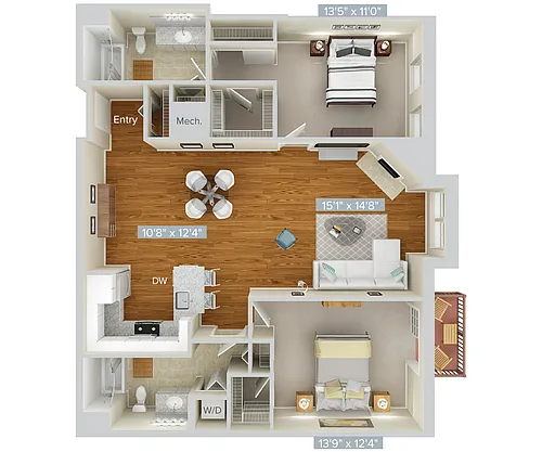 Floor plan B22-1278