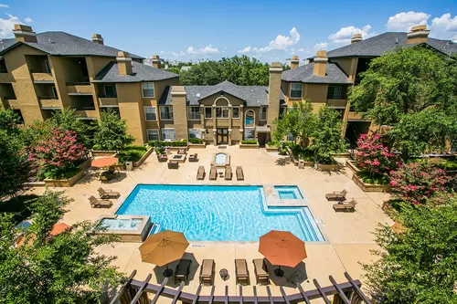 Two Sparkling Swimming Pools - The Courts at Preston Oaks