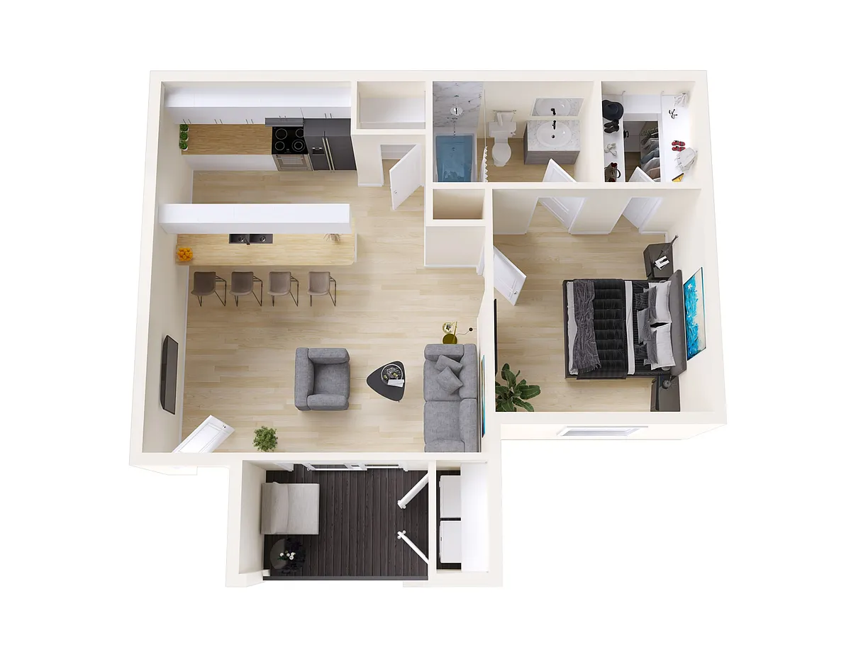 Floor plan A1R