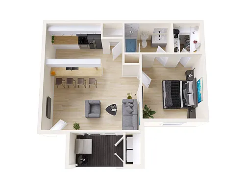 Floor plan A1R