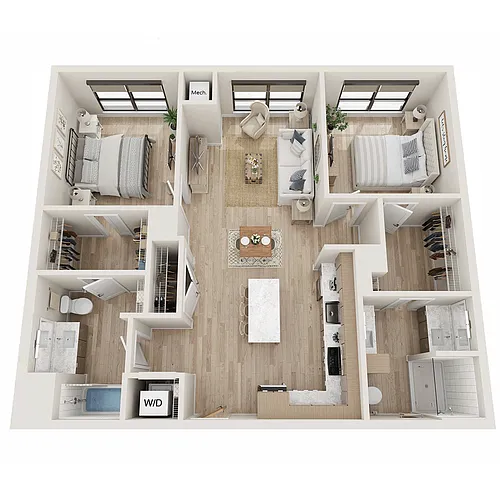 Floor plan Symmetry : Type A
