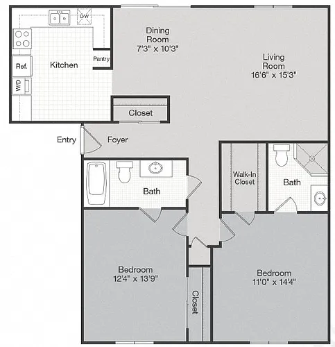 Floor plan B3