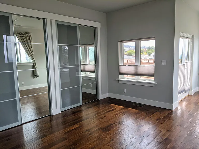 Primary bedroom closets