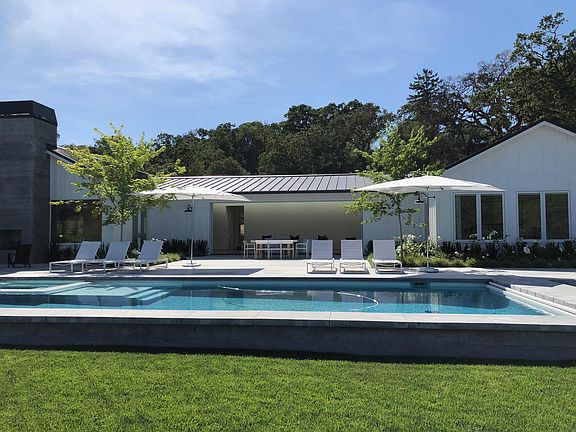 Pool and Spa off of sunroom.