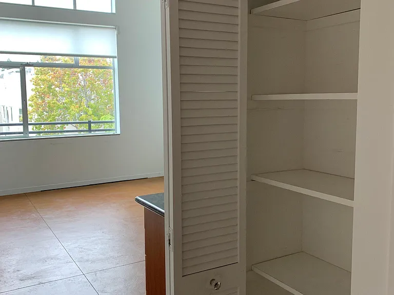closet in the hallway
