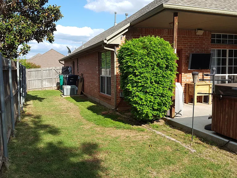 North side yard