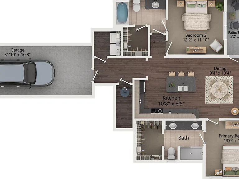 C1 floor plan The Landing at Savannah West