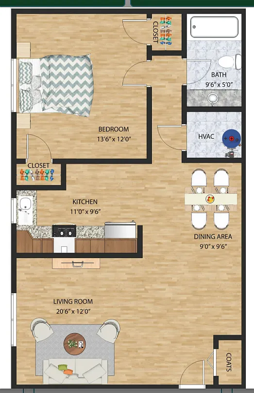 Floor plan A1