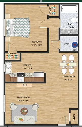Floor plan A1