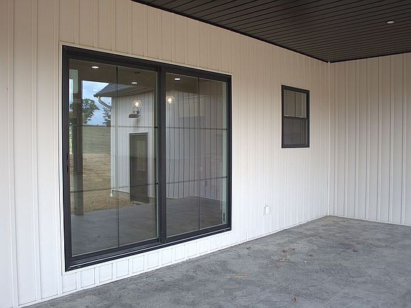 Covered back patio
