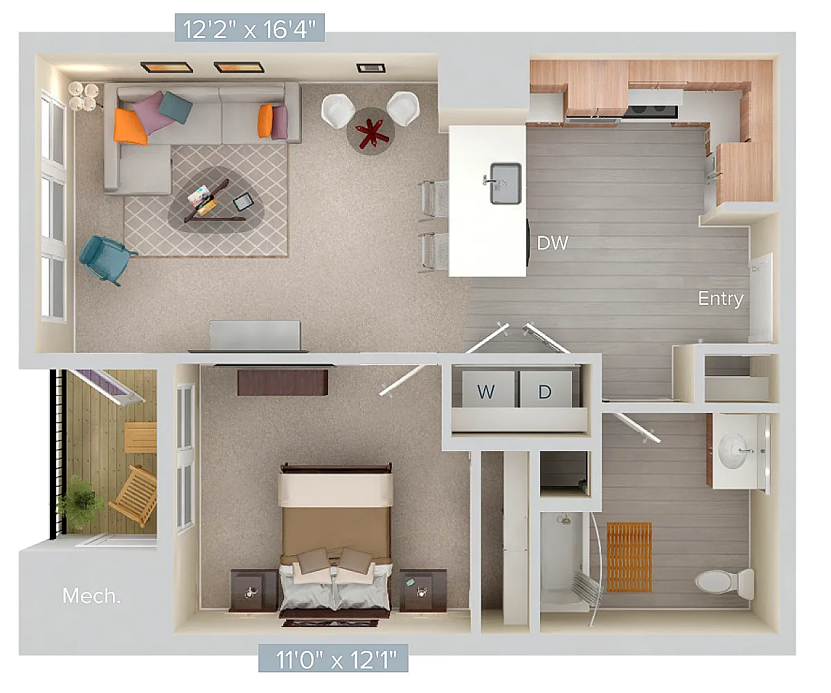 Floor plan A2-HP-sc1-730
