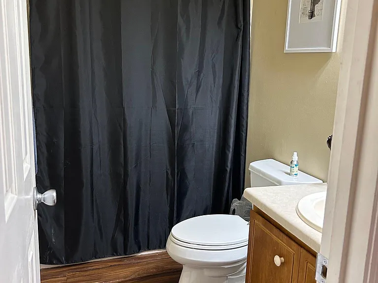 2nd bathroom with tub & shower