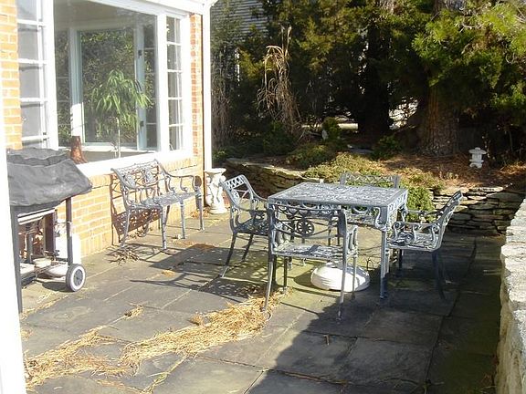 Slate patio