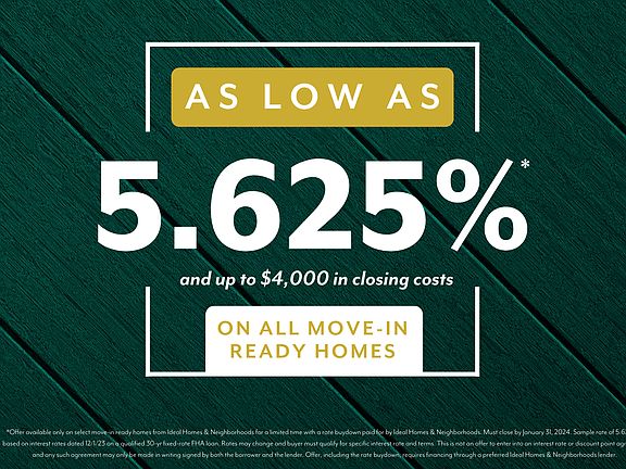 Exclusive rate as low as 5.625