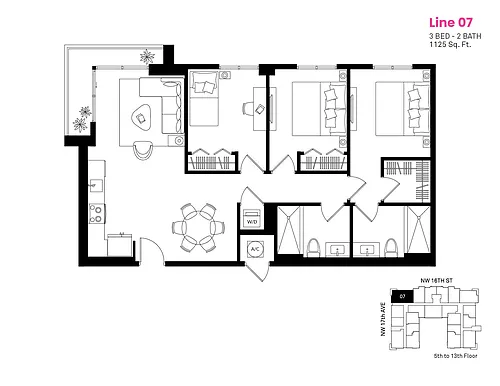 Floor plan Line 07