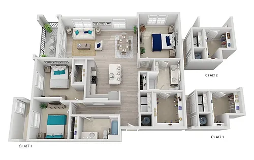 Floor plan C1-C