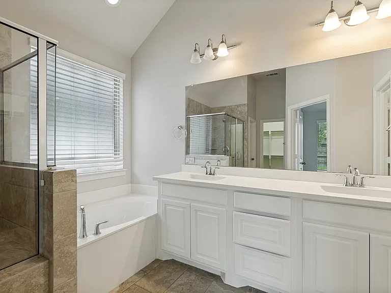 Primary Bathroom with dual sinks