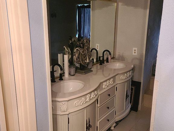 New main bedroom bathroom Vanity. Look - 2 sinks!