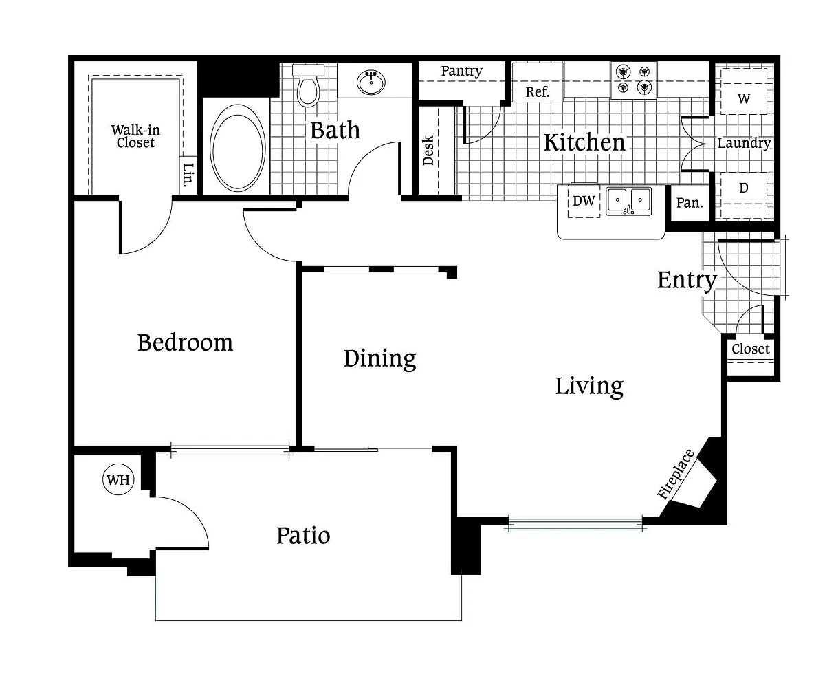 Floor plan Oak Renovated