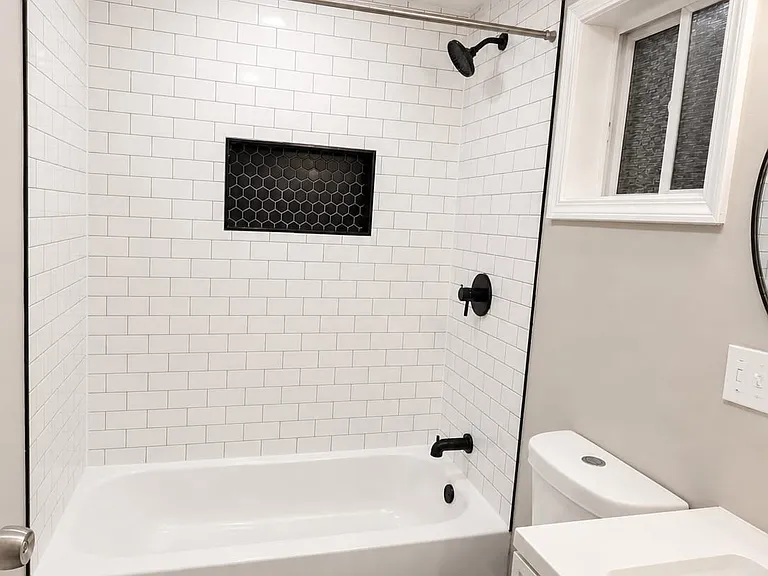 First floor full bathroom