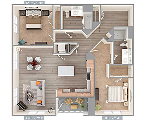 Floor plan B7-B7S-1208-1212
