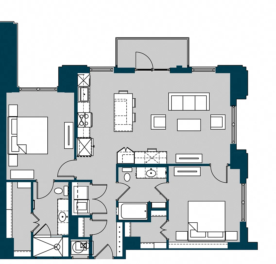 Floor plan B2