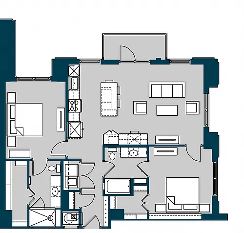 Floor plan B2