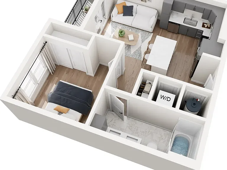 A4 | 1 Bedroom Apartment in Millcreek, UT | The Westerly A4 | 1 Bedroom Apartment in Millcreek, UT | The Westerly