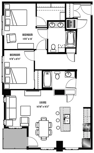 Floor plan B2