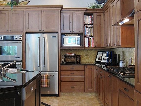Granite, stainless kitchen