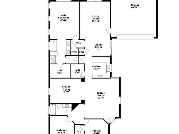 2nd image of 1415 E Gary Way
