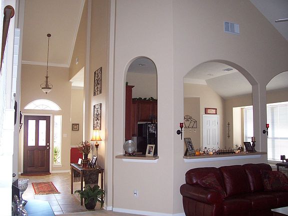 Entry Foyer with cathedral ceilings