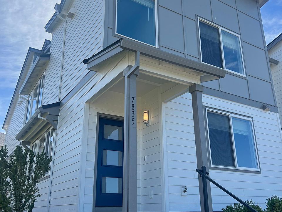 Front of townhouse - close to walking trails.