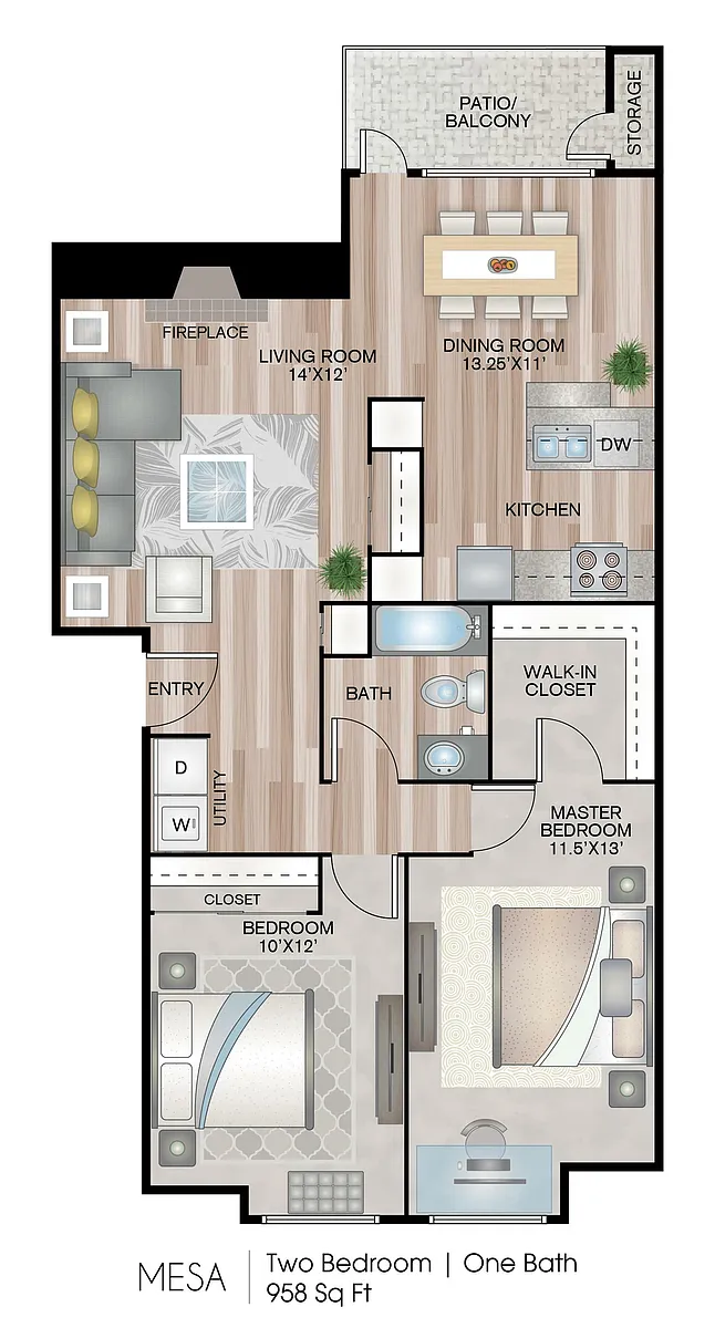 Floor plan Mesa