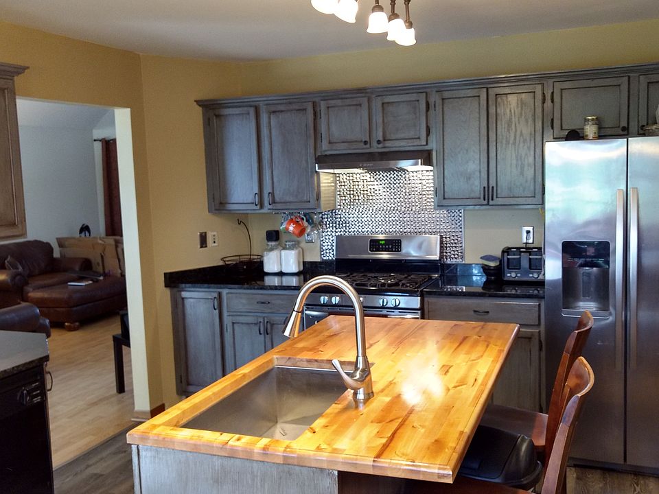 Butcher block island