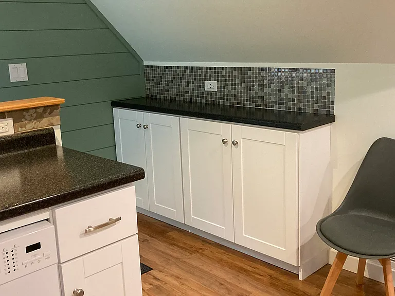 more cabinets for storage