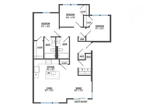 Floor plan Sprague