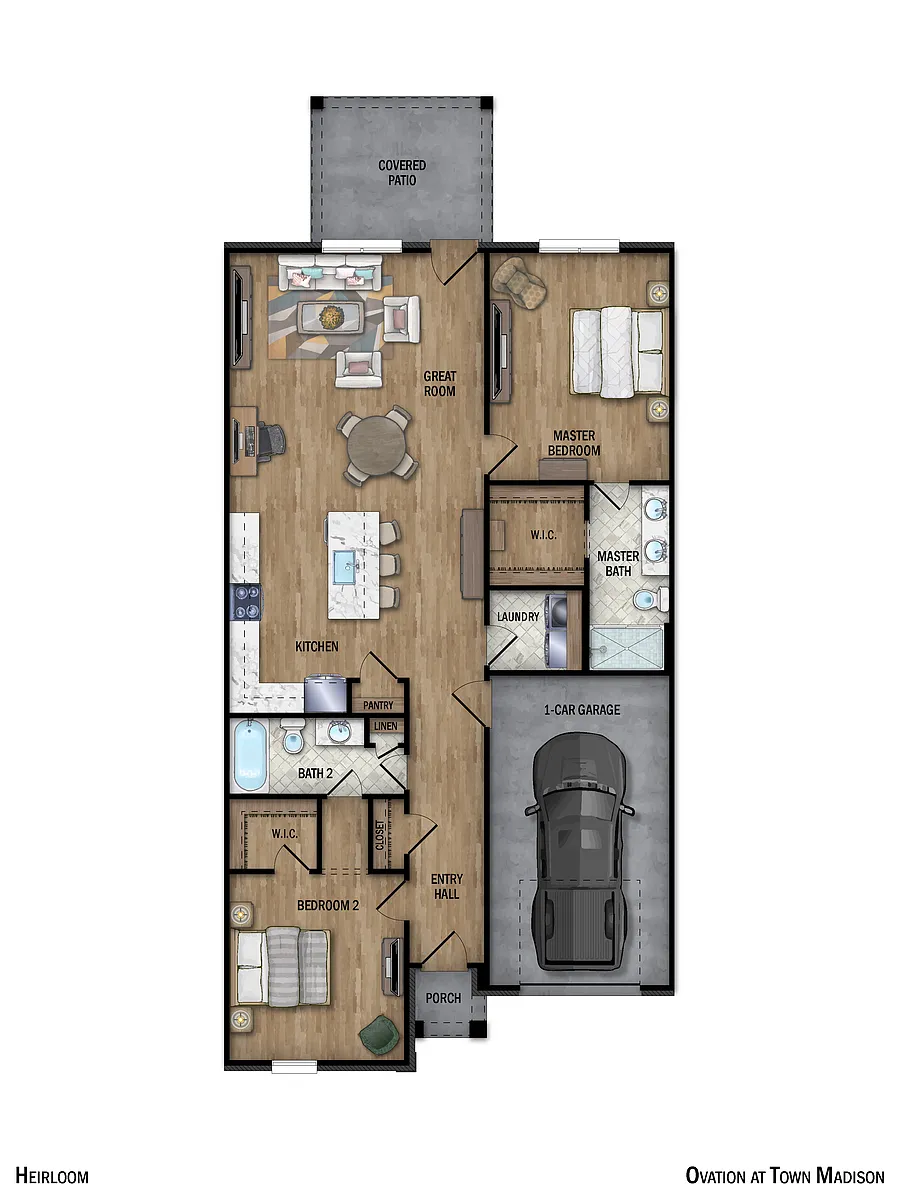 Floor plan Heirloom Townhouse